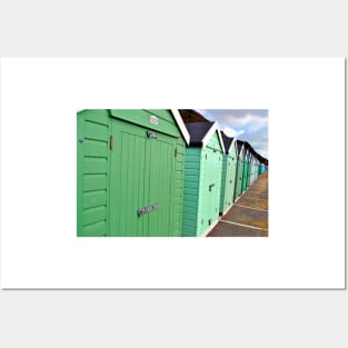 Bournemouth Beach Huts Dorset England Posters and Art